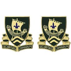 709th Military Police Battalion Unit Crest (Securitas Copiarum)